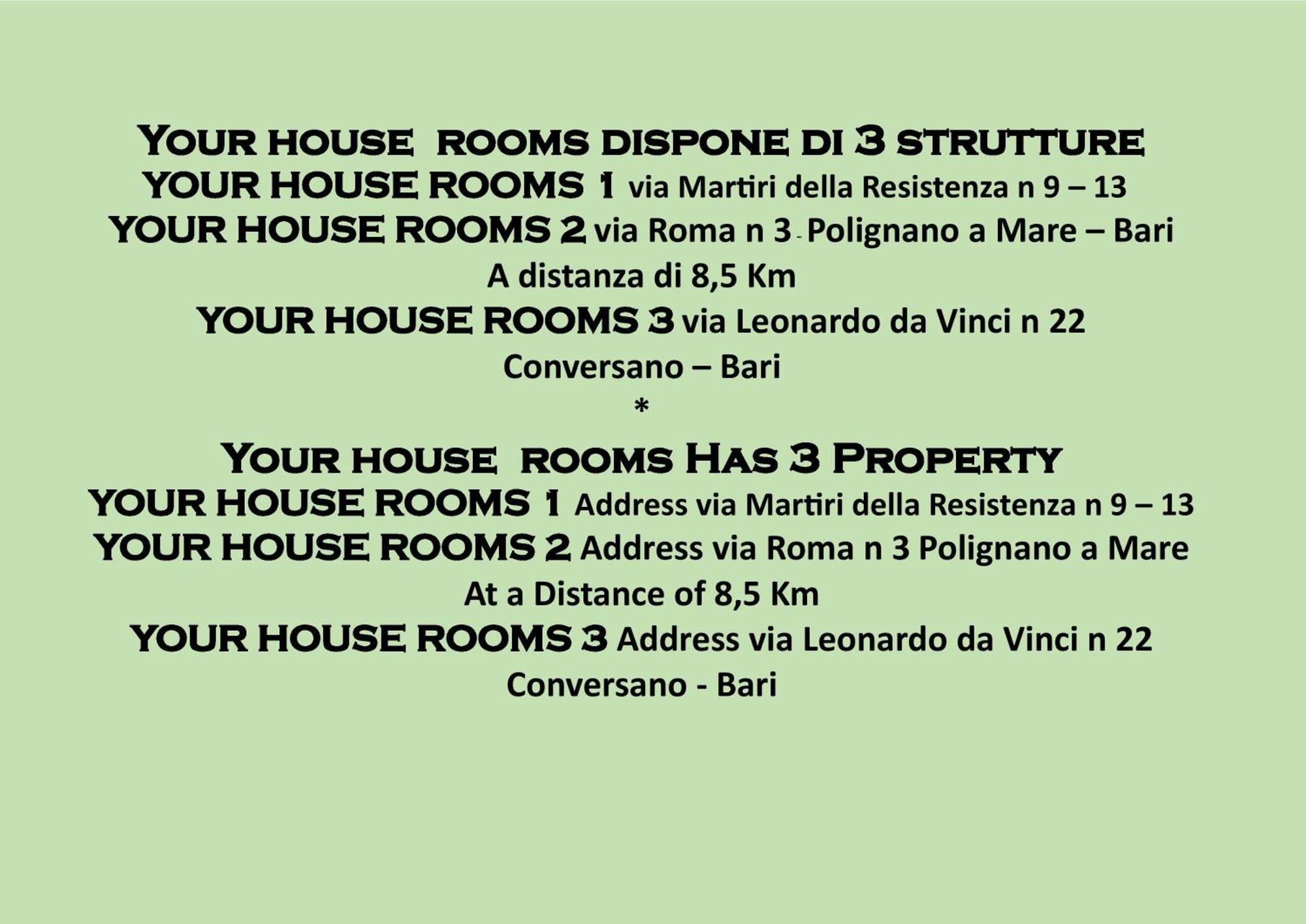 Your House Rooms 2 Polignano a Mare Eksteriør bilde